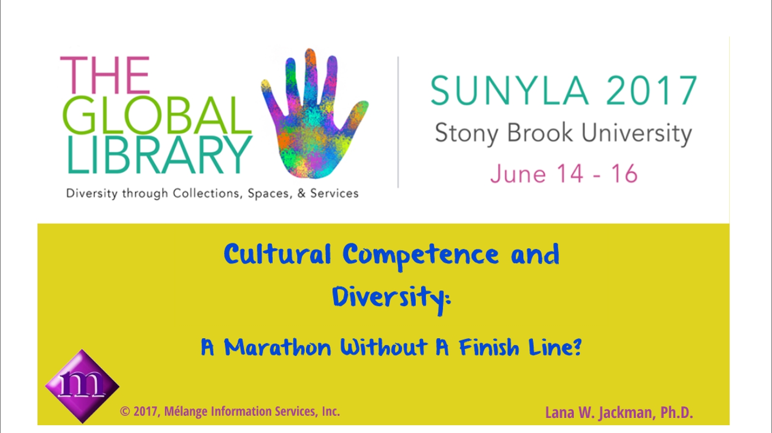 SUNY Library Conference June, 2017