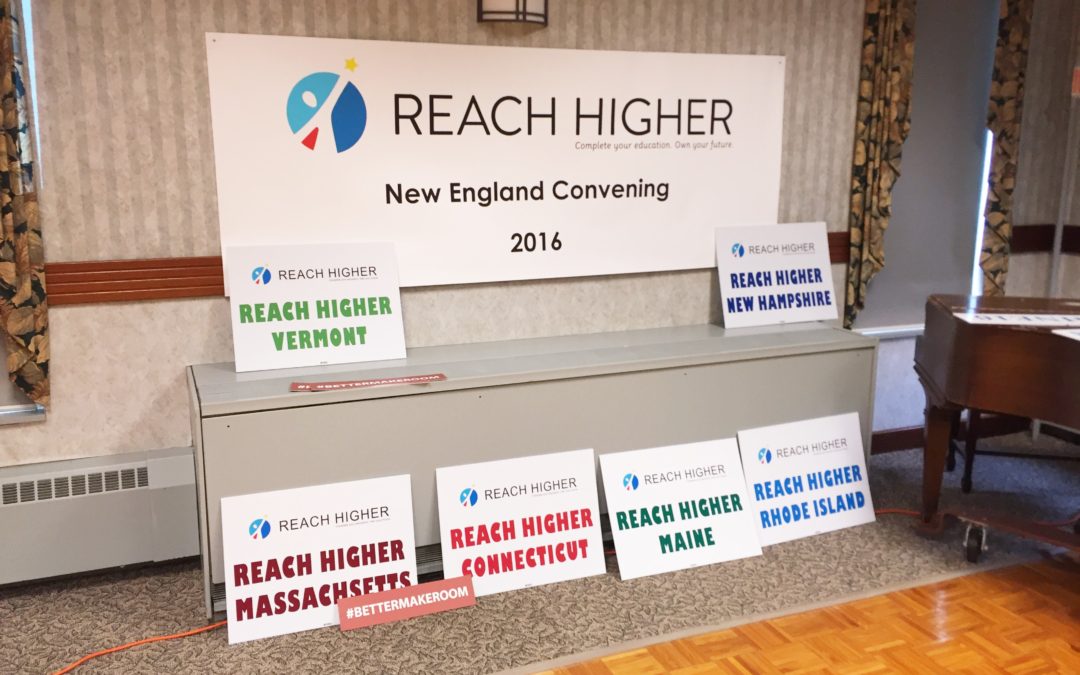 REACH HIGHER NEW ENGLAND CONVENING 2016